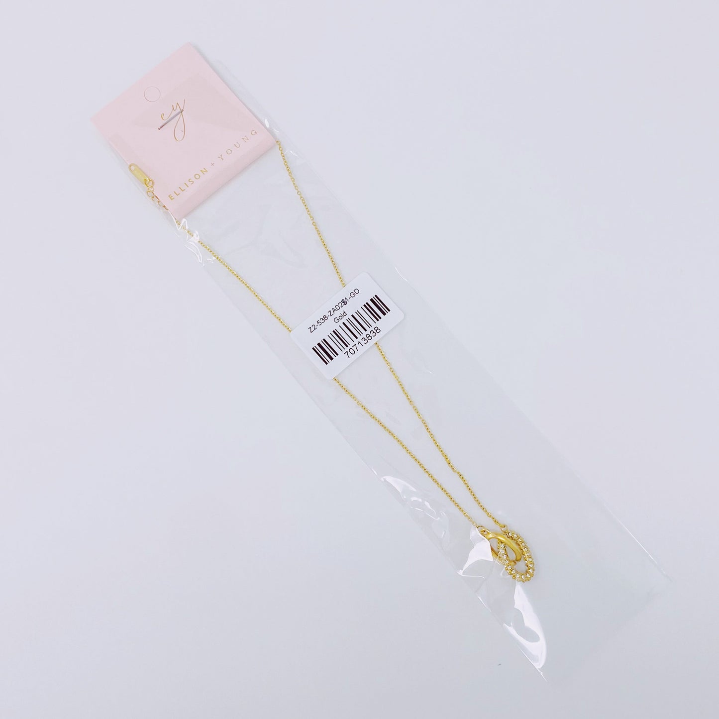 Everly Together Linked Gold Necklace Charming