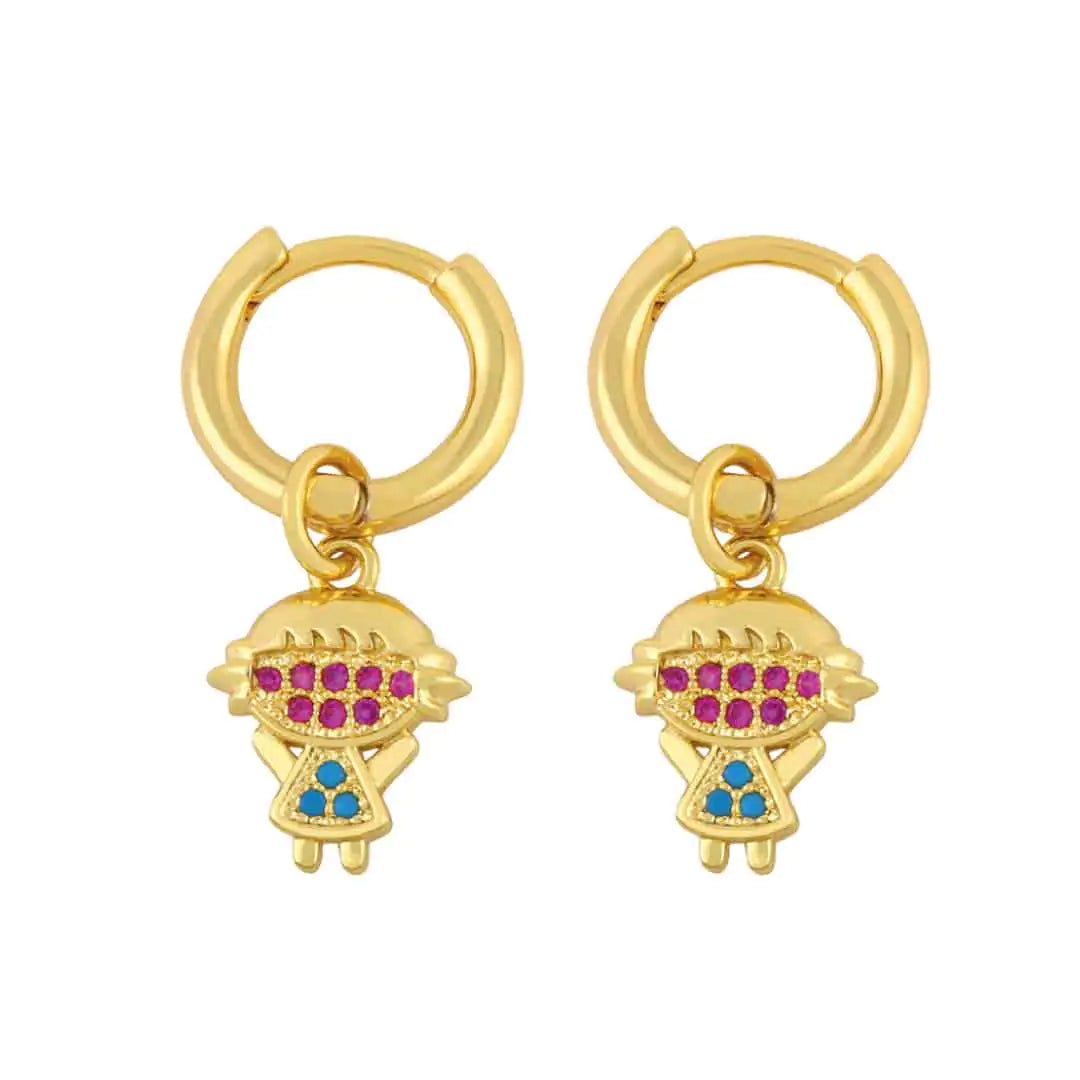 The Kiddos Earrings Boy Girl