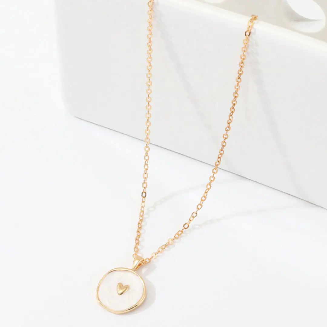 Astral Heart Necklace White Gold Womens Necklace Love Affection