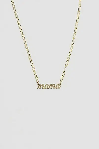 Mama Link Chain Necklace