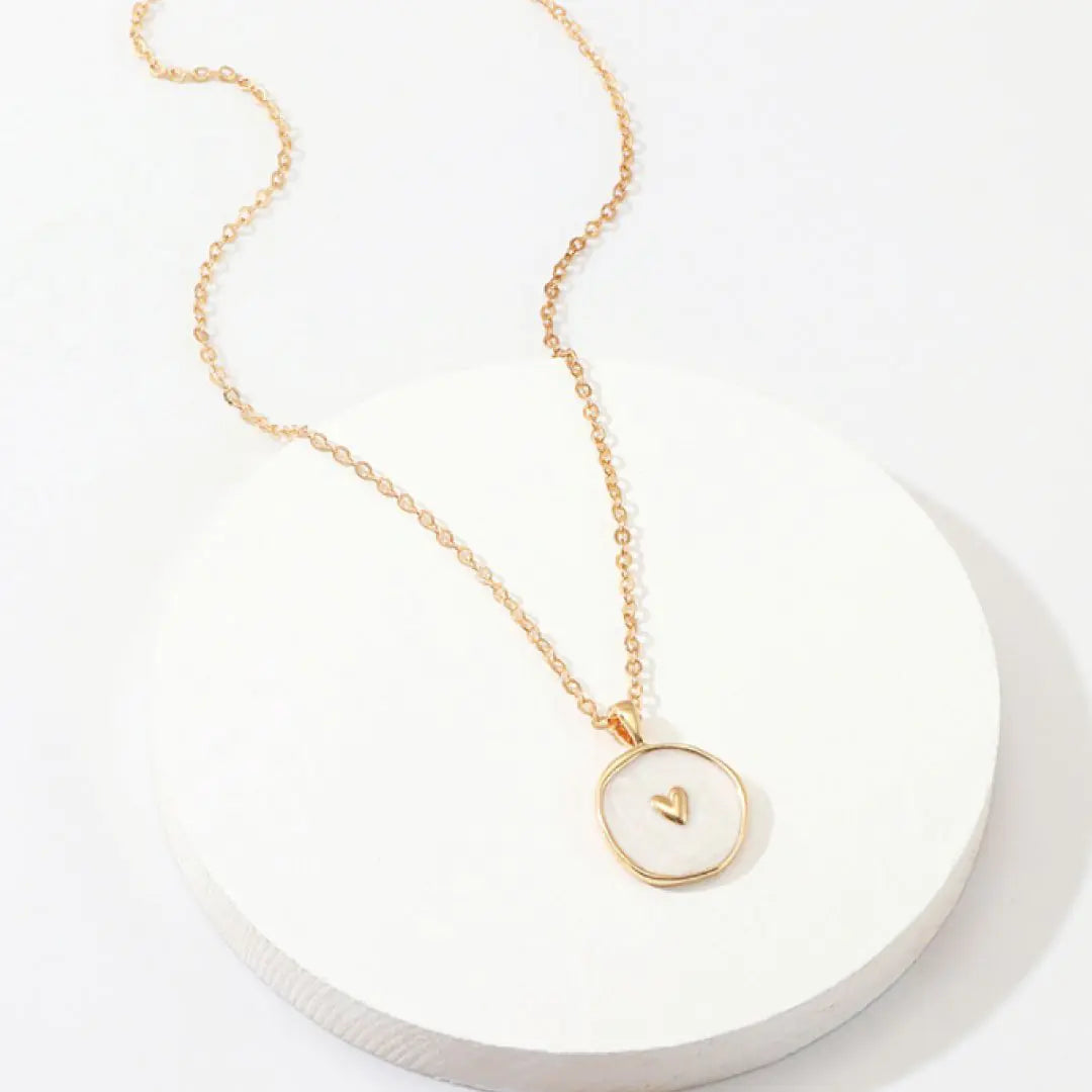 Astral Heart Necklace White Gold Womens Necklace Love Affection