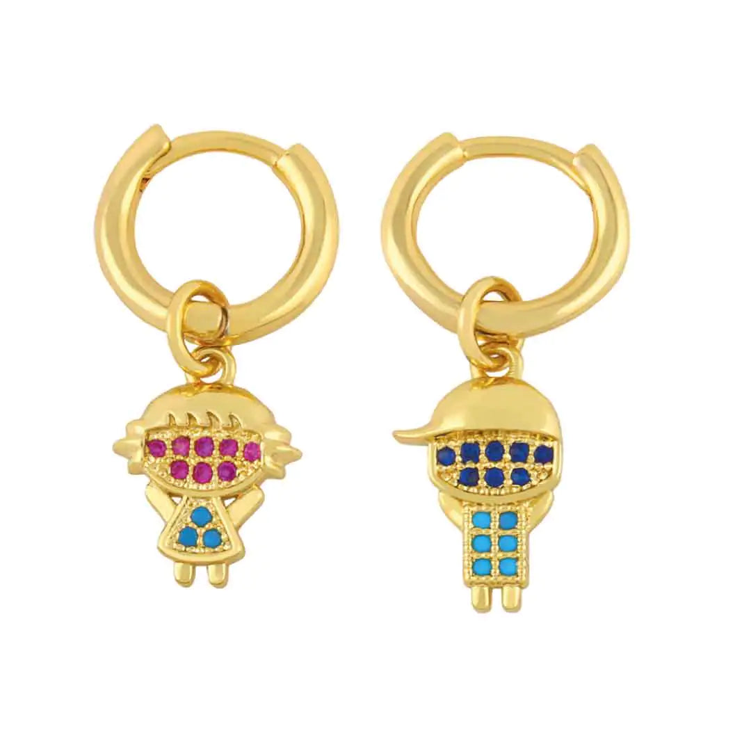 The Kiddos Earrings Boy Girl