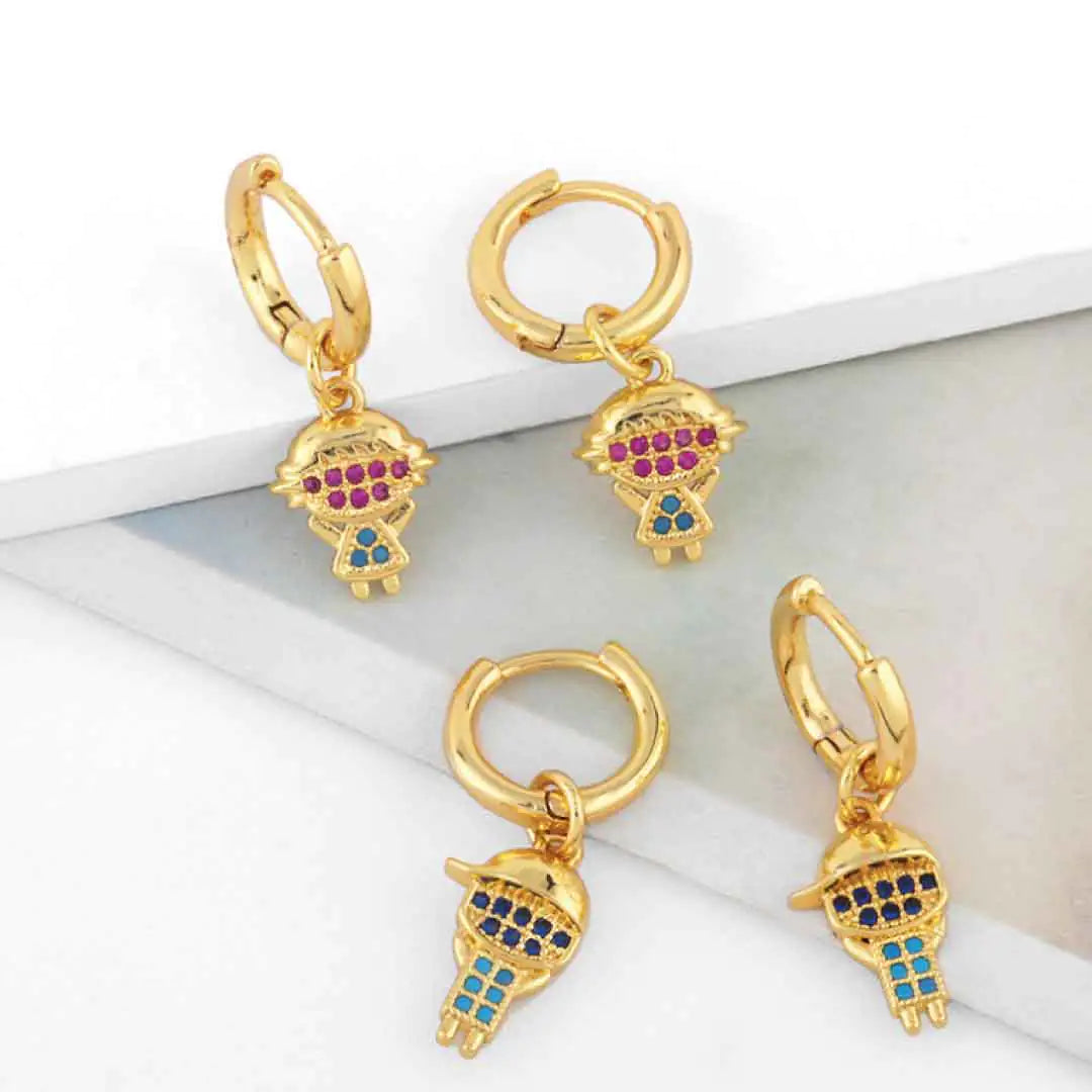 The Kiddos Earrings Boy Girl