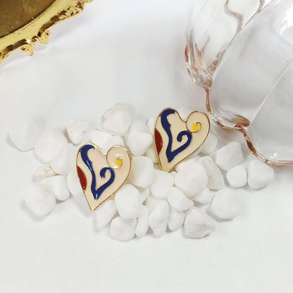 Heart Stud Earrings