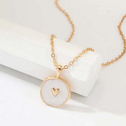 Astral Heart Necklace White Gold Womens Necklace Love Affection