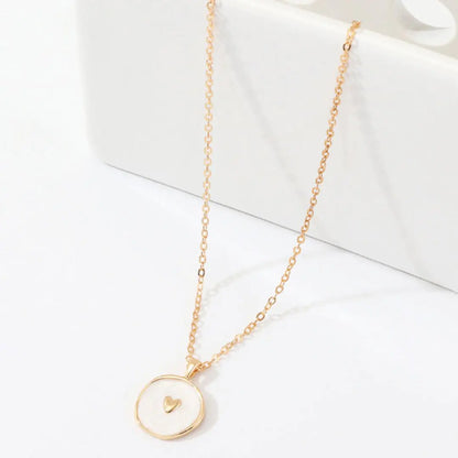 Astral Heart Necklace White Gold Womens Necklace Love Affection