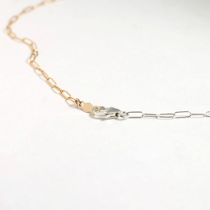 Balance Yin Yang Necklace Dual Tone