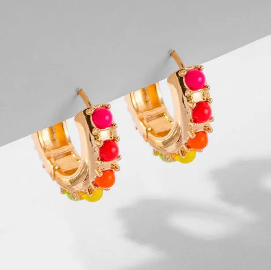 Ally Dot Colors Earrings